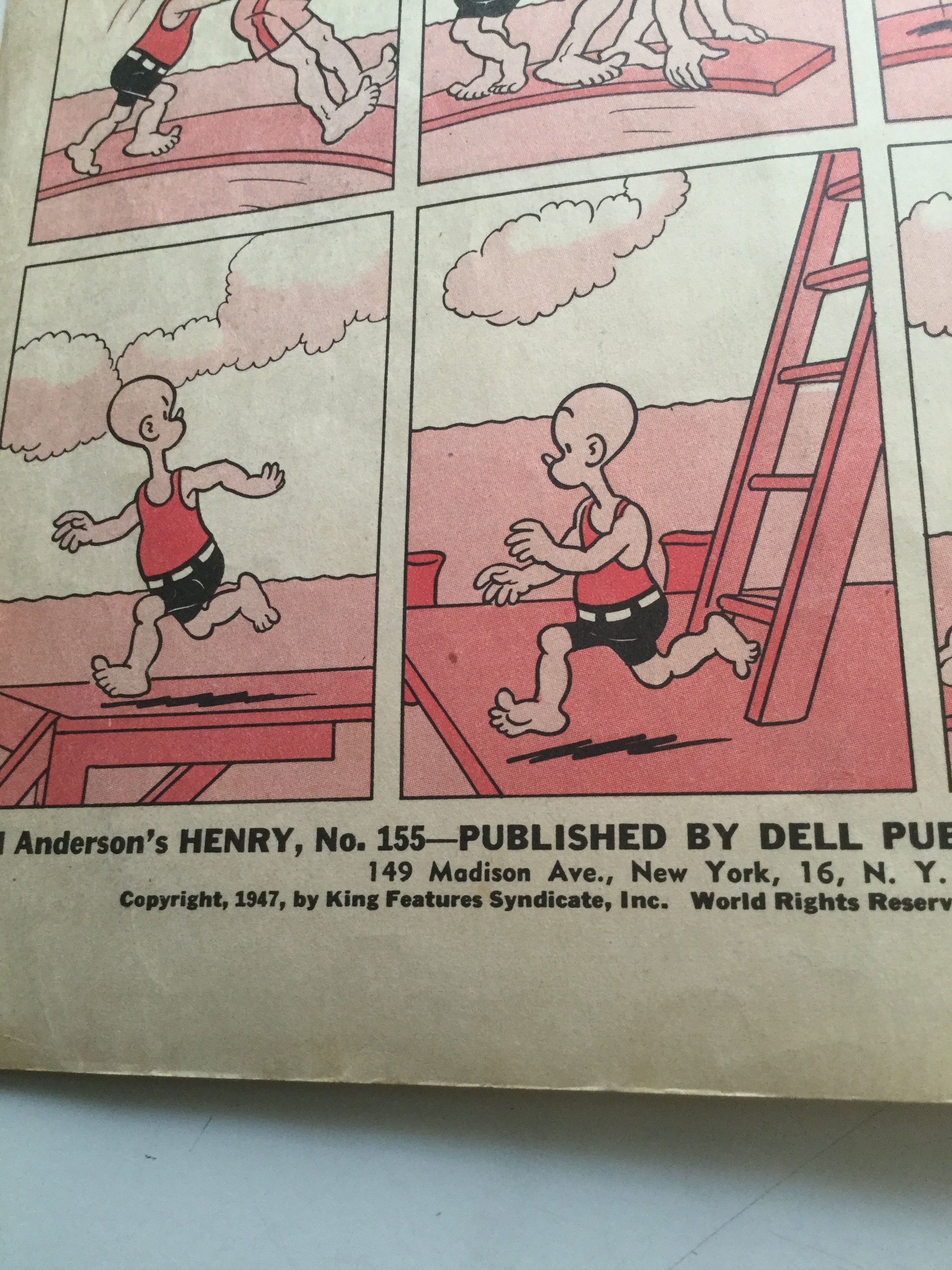Rare 1947 Henry Comic Book - Vintage Collectible for Comic Enthusiasts & Investors | Perfect for Display, Gifts, and Collections