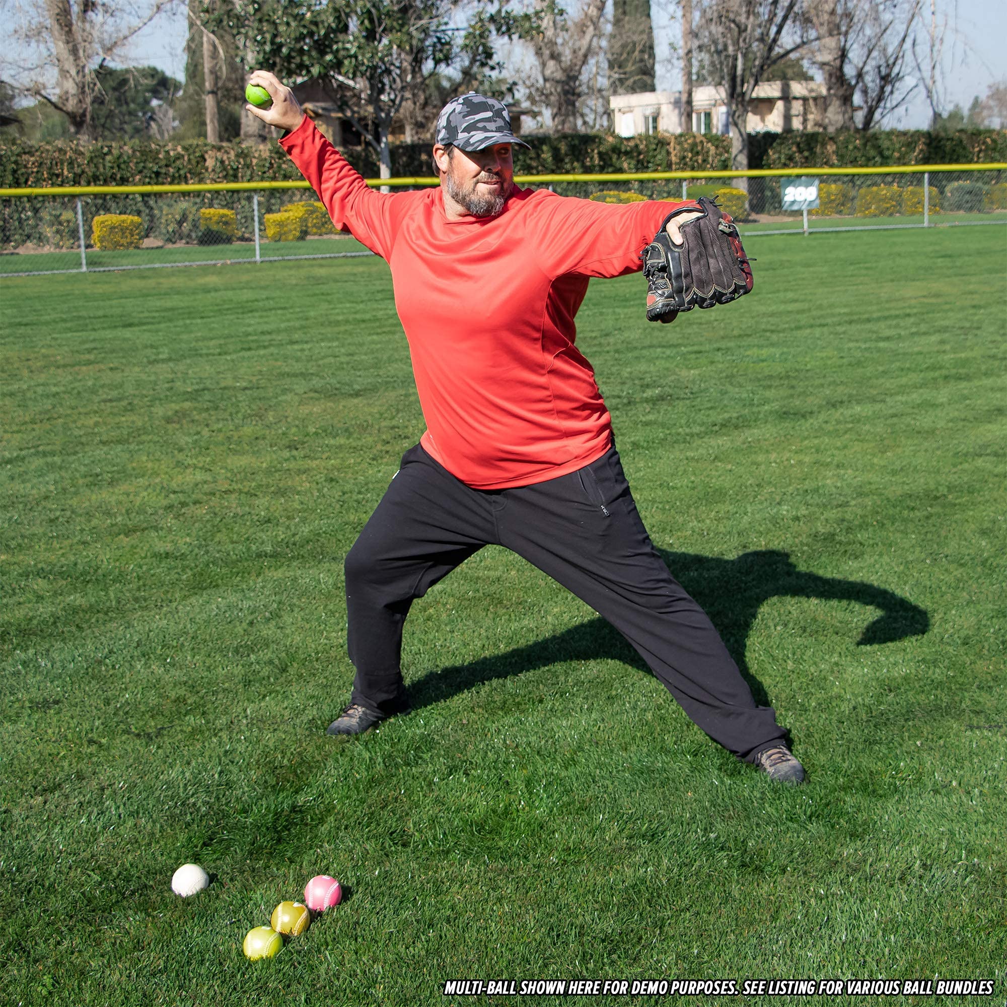 PowerNet Weighted Baseball Bundle - Heavy Training Balls for Pitching, Throwing & Long Toss - Baseball Training Equipment to Build Arm Strength & Improve Command - Perfect for Baseball Players, Coaches & Athletes - Use for Strength Training, Pitching Drills & Core Workouts