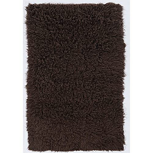 Linon 3A Flokati Hand Woven Wool Area Rug 60