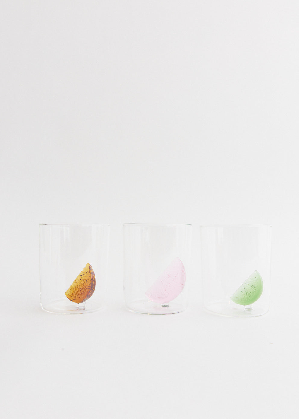 3 Pack Citrus Scented Reusable Cups - Eco-Friendly Drinking Glasses for Juice, Smoothies & Cocktails | Perfect for Home, Office & Outdoor Use
