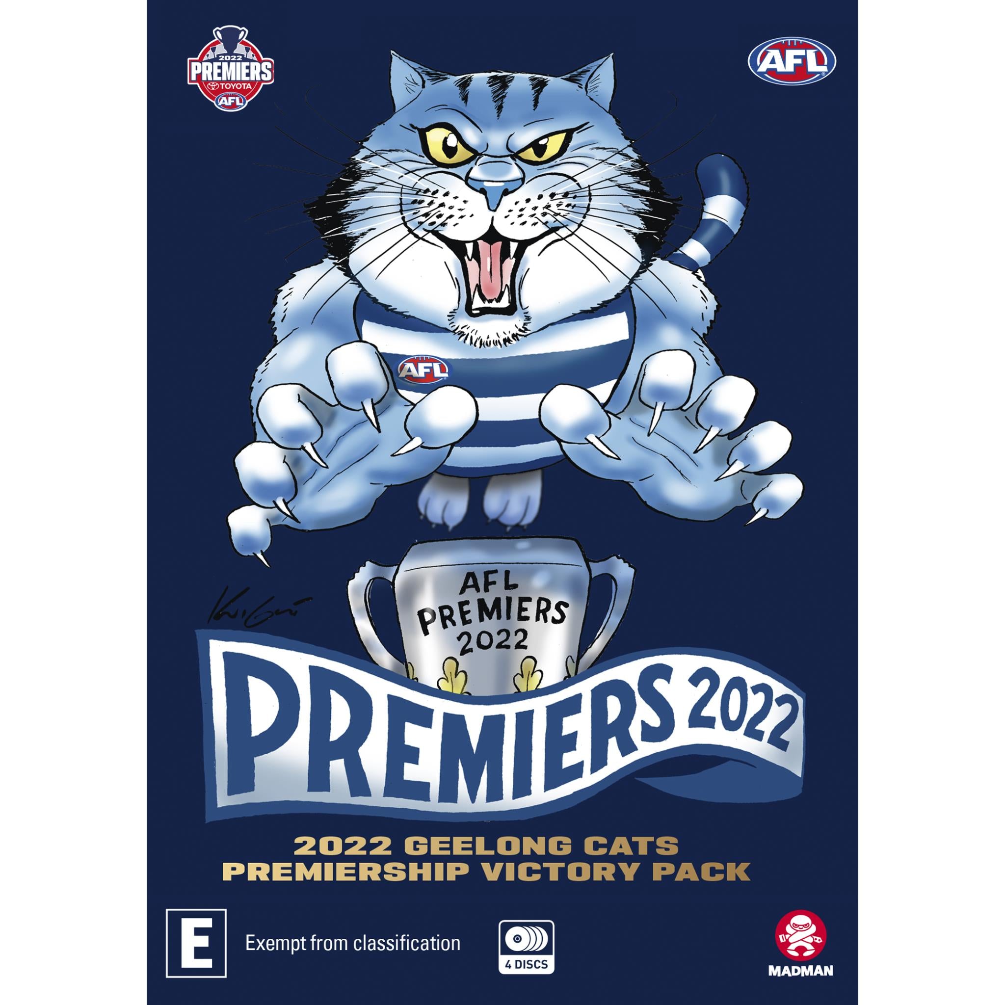 2022 AFL Premiers Geelong Cats Victory Pack - Official Merchandise for Fans & Collectors | Perfect for Game Day & Home Decor