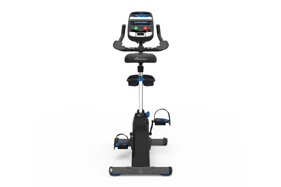 Nautilus U618 Upright Exercise Bike for Home Gym - Quiet Magnetic Resistance Indoor Cycling Bike with LCD Display & Heart Rate Monitor - Perfect for Cardio Workouts & Weight Loss Training