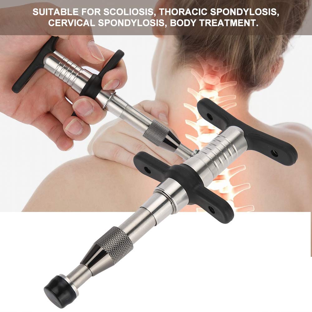 HURRISE Manual Spine Correction Massager - Chiropractic Adjusting Tool for Back Pain Relief & Muscle Relaxation | Perfect for Home Use, Office, and Post-Workout Recovery