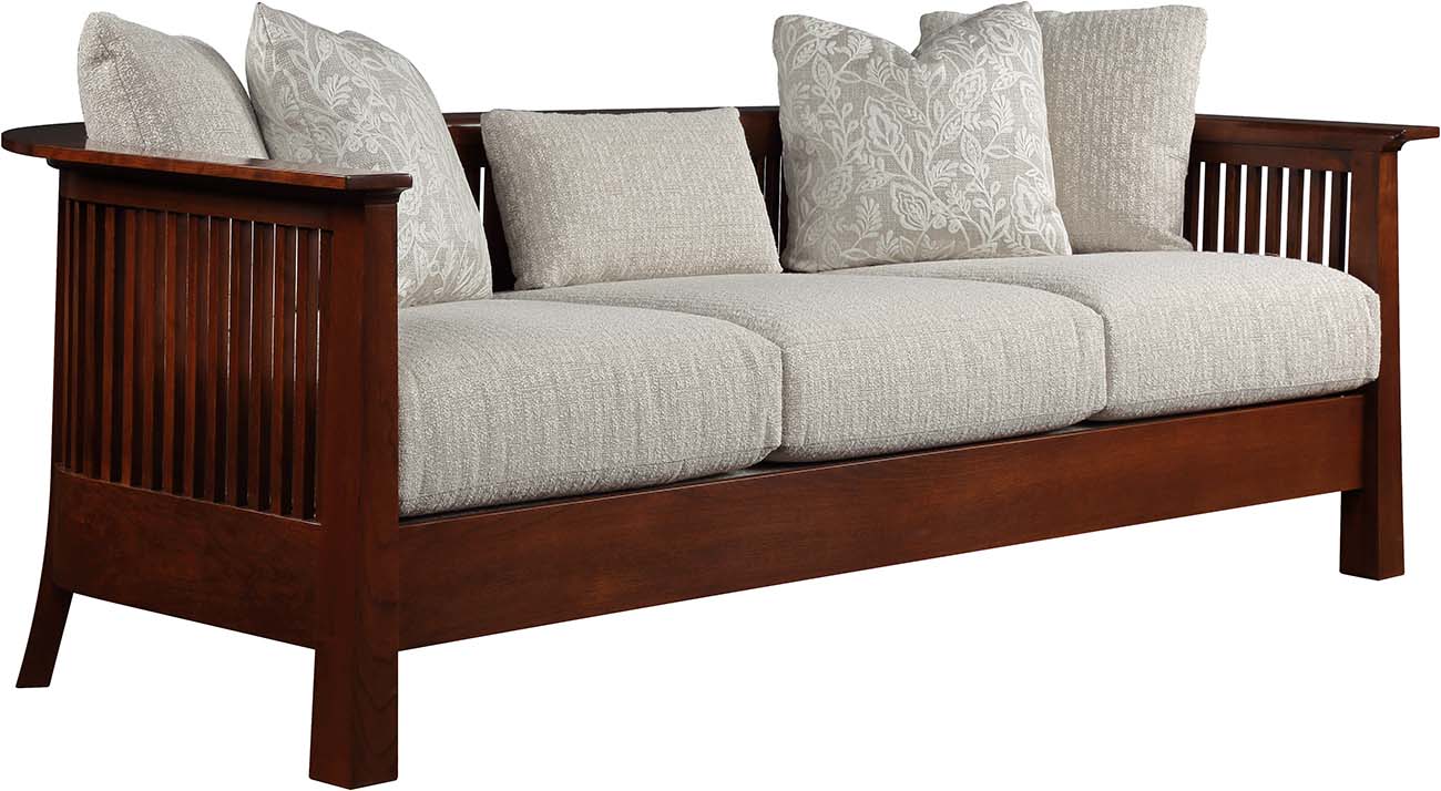 Park Slope Sofa - Modern Mid-Century Sofa for Living Room, Lounge & Office | Comfortable Upholstered Couch with Solid Wood Frame