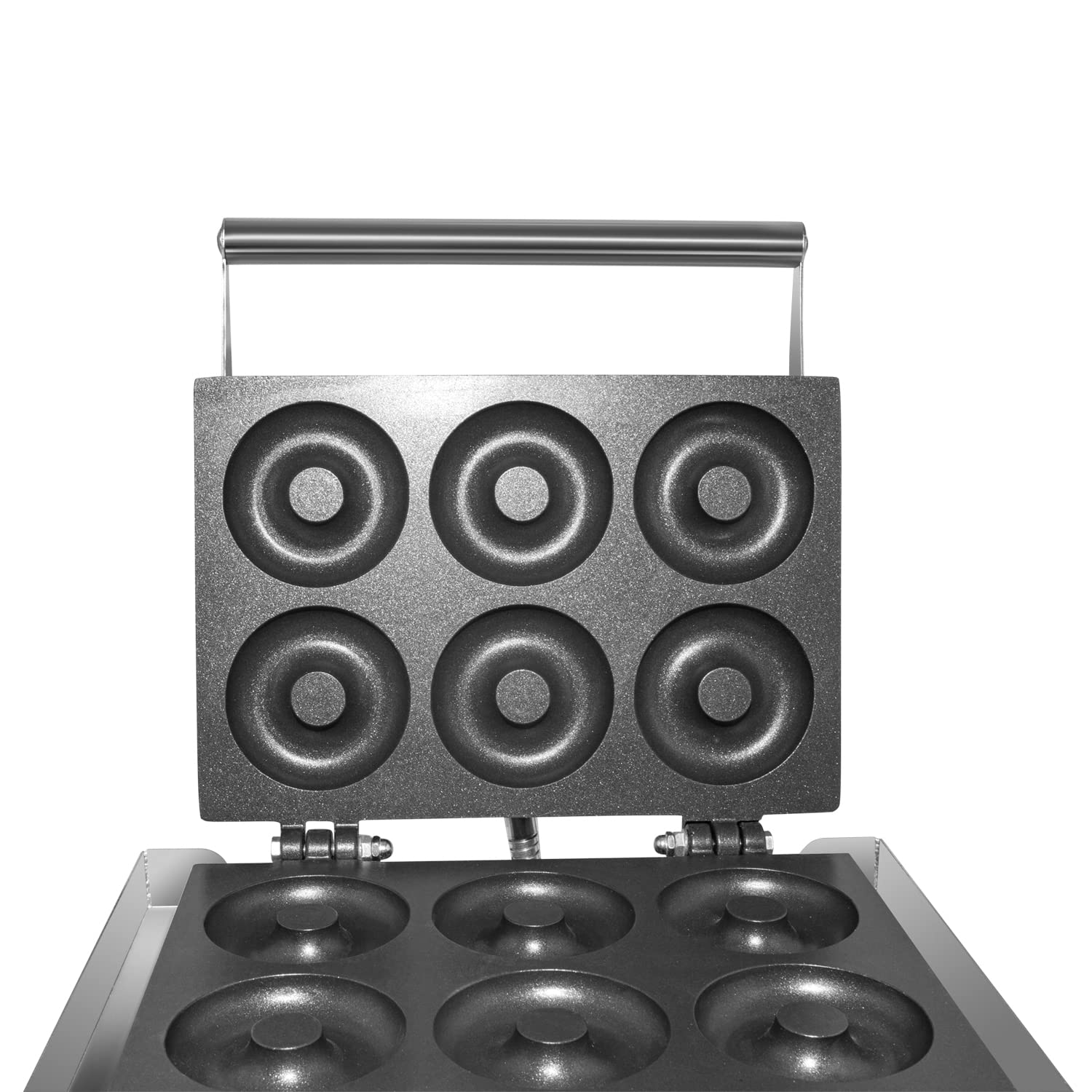 Mini Donut Maker Machine - 6 Round Electric Donut Baker for Home Use | 110V Non-Stick Donut Maker | Perfect for Breakfast, Parties & Kids Snacks