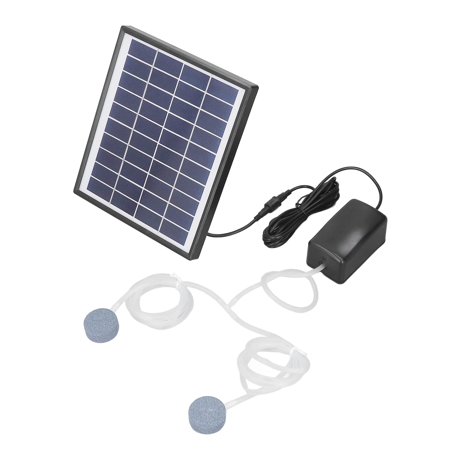 Uxsiya Solar Powered Pond Pump with 180° Adjustable Head - Energy Efficient Solar Panel Water Pump with Mounting Kit for Fish Tank, Aquarium, Garden Fountain & Outdoor Water Features