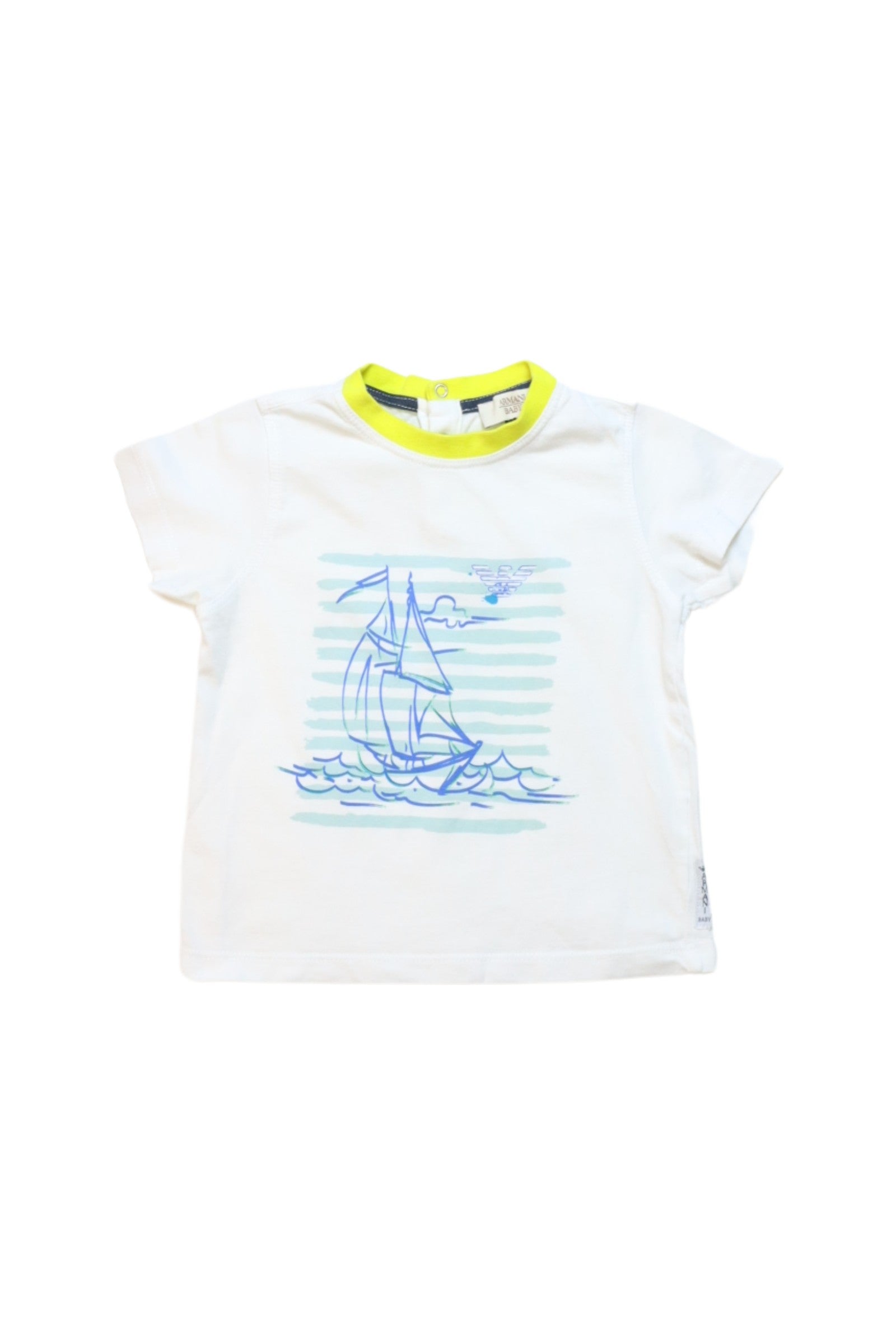 Armani Short Sleeve T-Shirt for Men - Premium Cotton Crew Neck Casual Tee | Perfect for Everyday Wear, Gym & Summer Outfits