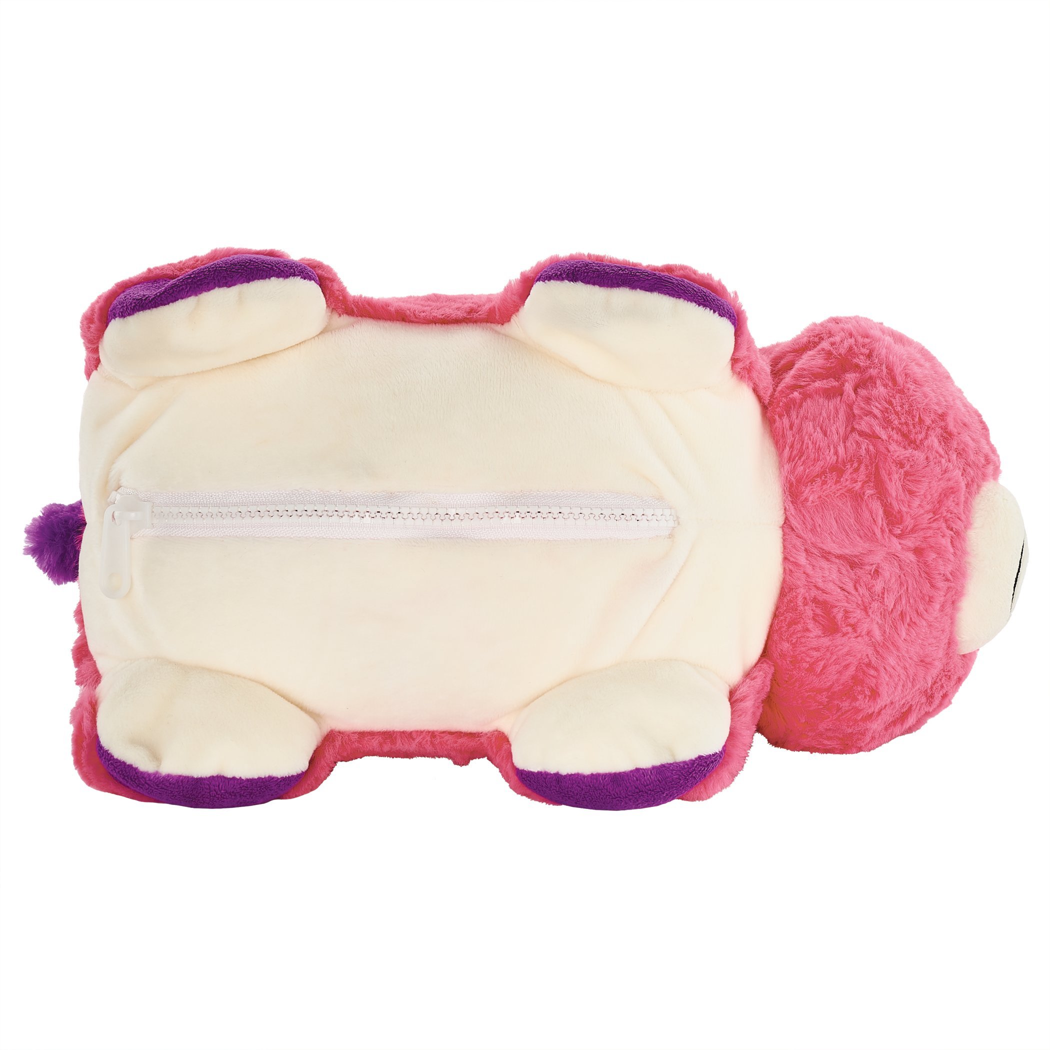 Animal Adventure Popovers Travel Pillow - Pink Unicorn Character Transforming Neck Pillow for Kids (13