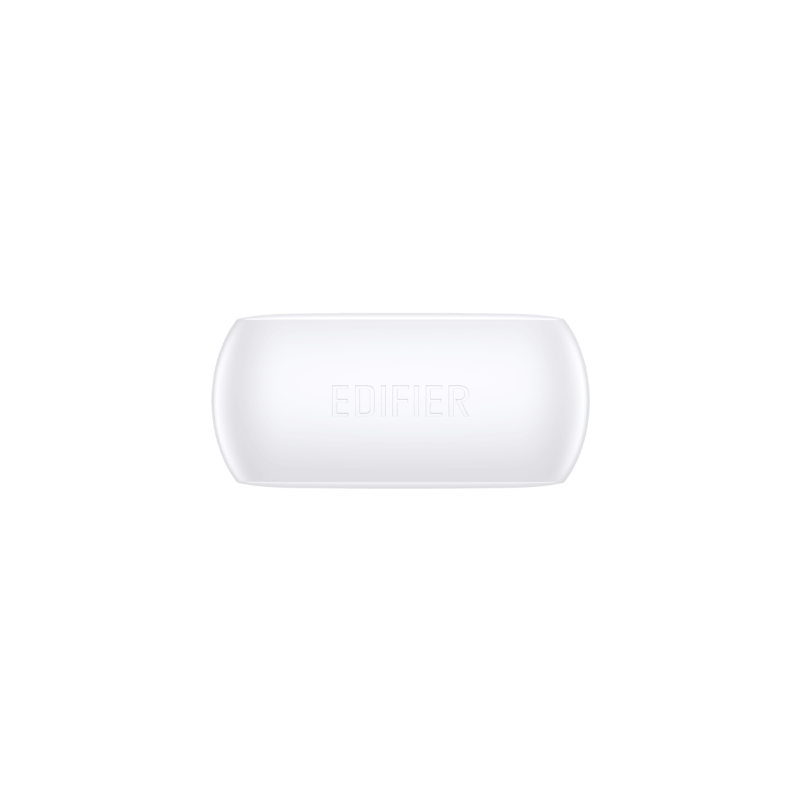 Edifier W240TN White True Wireless Earbuds - Bluetooth 5.3, 30H Playtime, IP55 Waterproof, Noise Cancelling for Gym, Running & Workout
