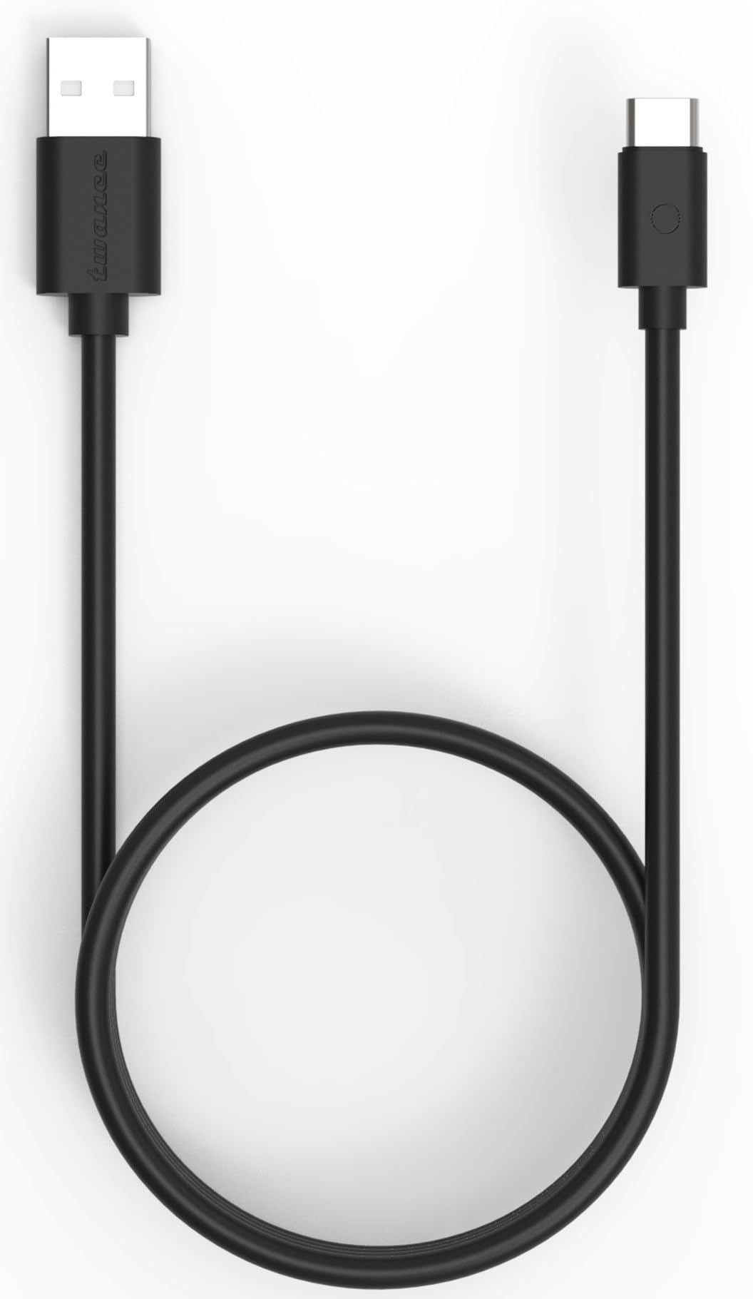 Twance PVC Fast Charging USB C Cable 2M (6.6ft) - 65W PD Quick Charge, 480Mbps High-Speed Data Sync, Durable Type C to USB Cable for Smartphones, Tablets, Laptops - Perfect for Home, Office & Travel Charging Needs