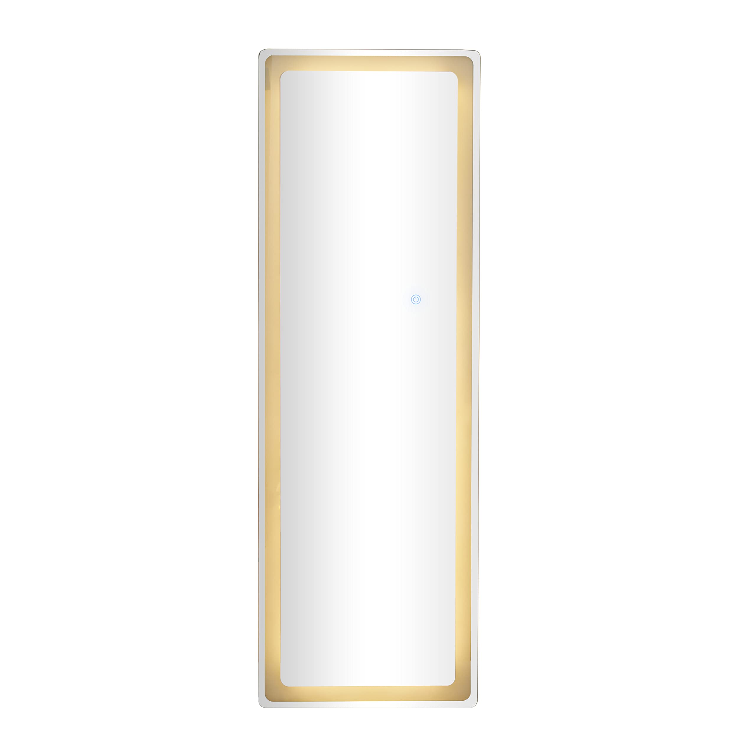 Deco 79 Silver LED Bathroom Mirror with Lights - 20