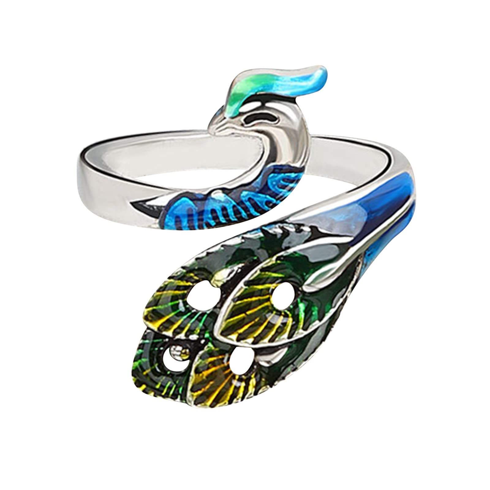 Johtae Adjustable Knitting Loop Crochet Ring - Yarn Guide Finger Holder for Knitting & Crocheting - Perfect for Beginners, Sock Making, and DIY Craft Projects