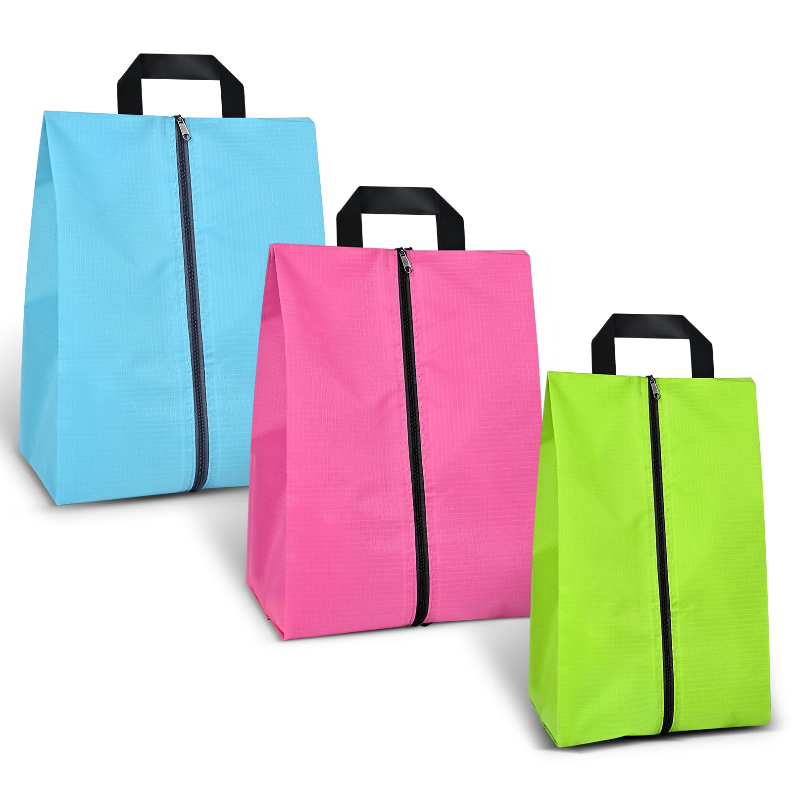 Waterproof & Dustproof Travel Shoe Bags for Suitcase - 3 Sizes Packing Organizers for Men & Women | Perfect for Air Travel, Gym Shoes Storage & Suitcase Organization