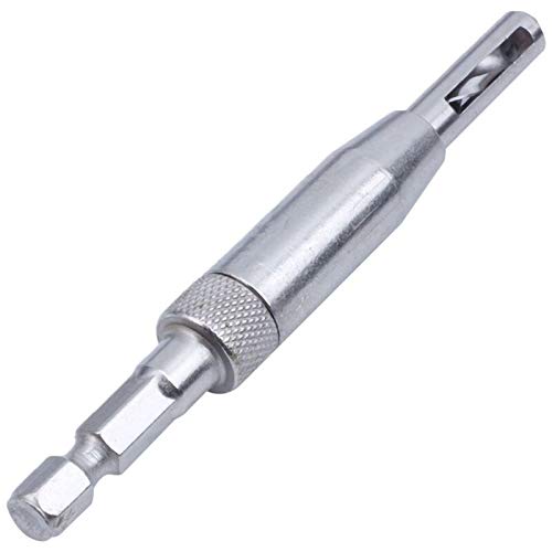 HSS Self-Centering Drill Bits 4Pcs for Hinges & Drawers - Silver