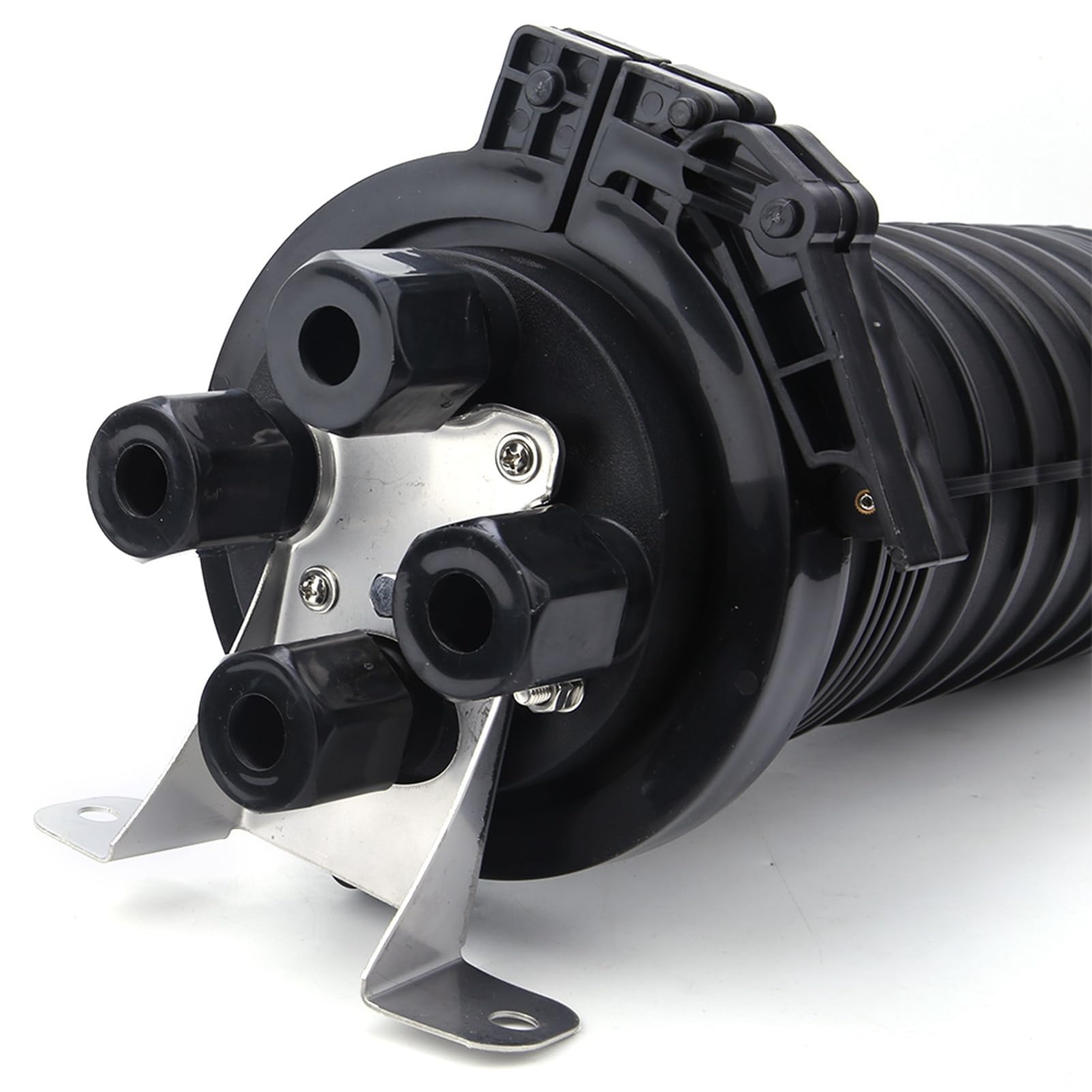 96 Core IP68 Waterproof Fiber Optic Splice Enclosure - Vertical Connection Box for Overhead & Direct Burial Pipelines | Durable Protection for FTTH, FTTB & Structured Cabling Networks