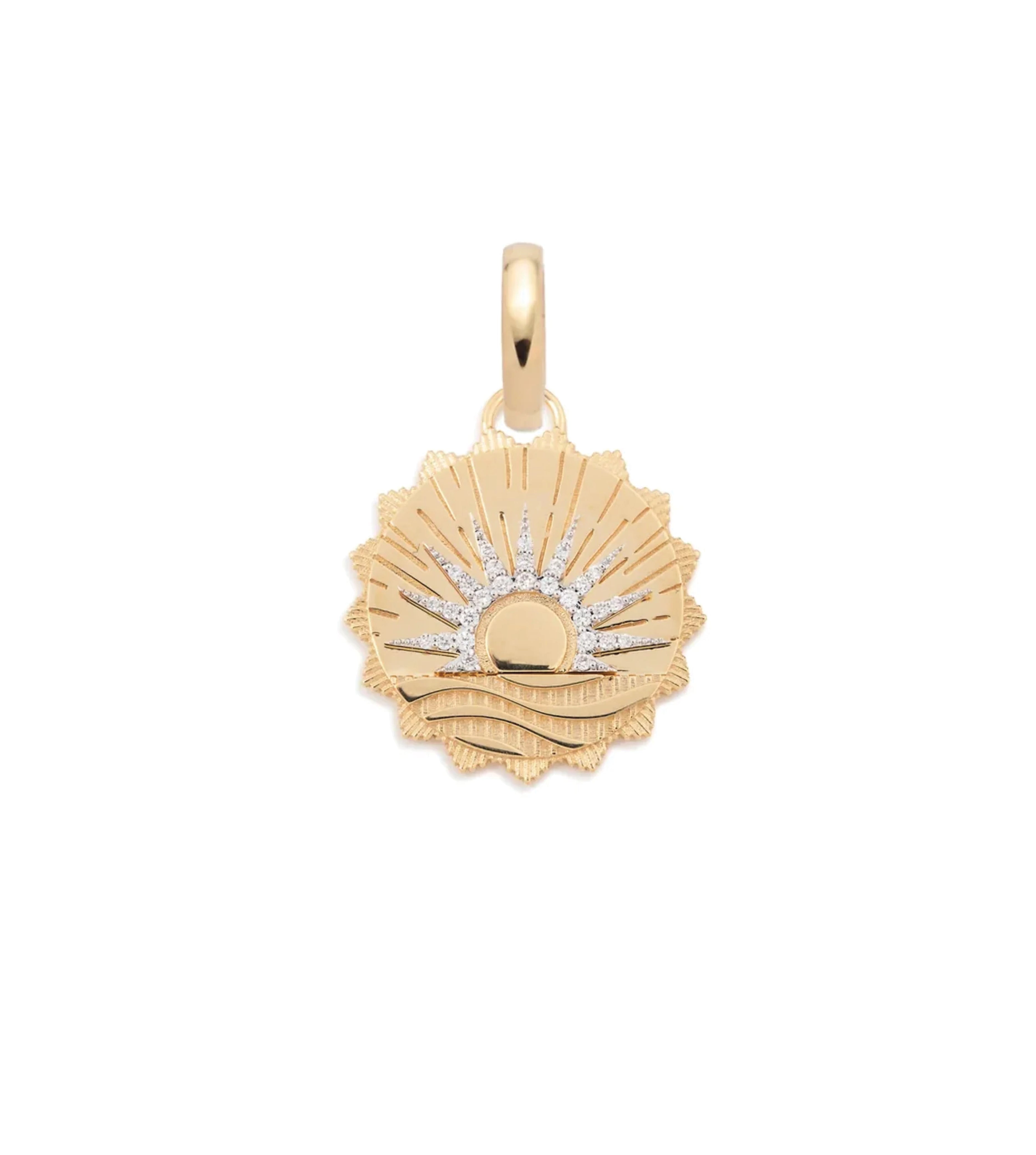 New Beginnings Internal Compass Medium Medallion Necklace with Annex Link - Spiritual Jewelry for Women, Inspirational Gift for Graduation, Birthday & Self-Discovery