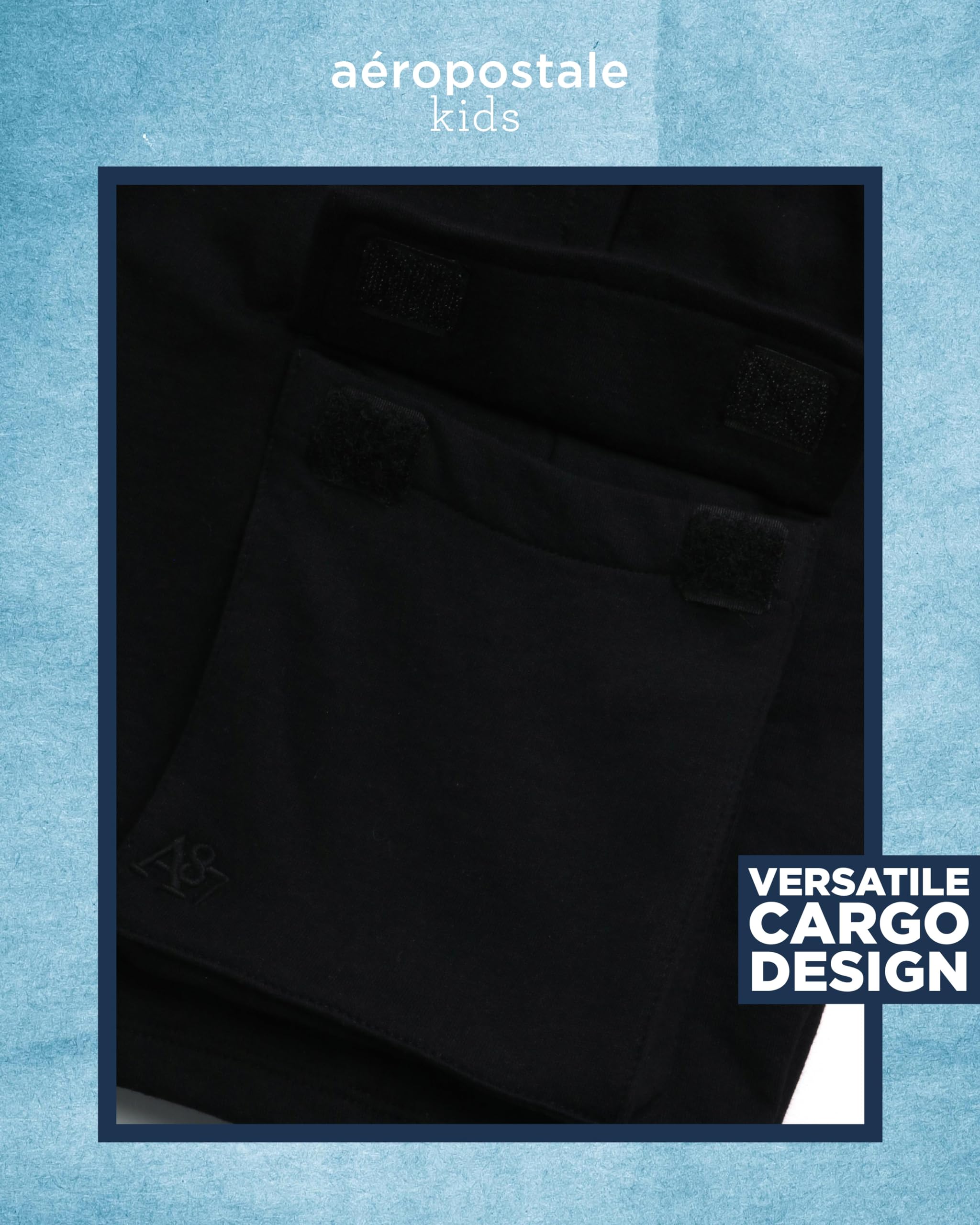 AEROPOSTALE Boys' Fleece Sweat Shorts with Pockets - Athletic Gym Running Shorts for Kids (Size 4-16) - Perfect for Sports, Workouts & Casual Wear