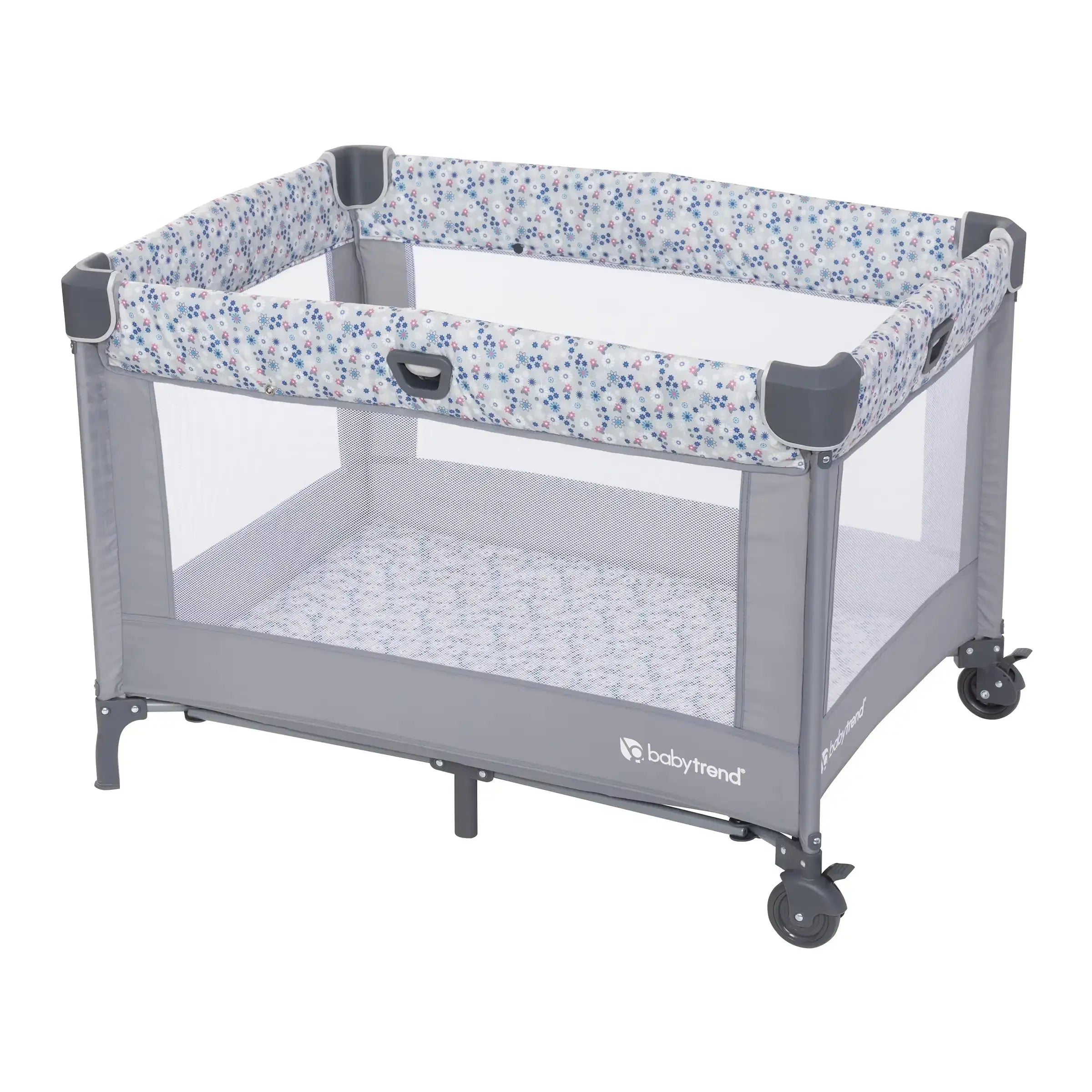 Portable Baby Playard with Rocking Cradle - Lightweight Nursery Den Playpen for Newborns & Toddlers - Perfect for Home, Travel & Daycare Use