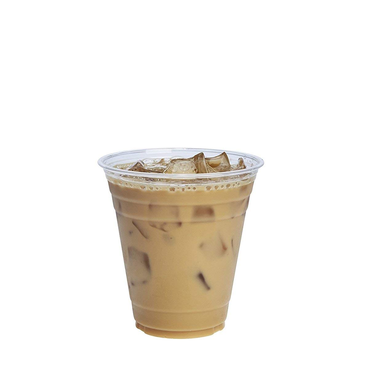 1000 Pack 12 oz Clear PET Plastic Cups - Crystal Clear Disposable Cups for Cold Beverages, Smoothies, Cocktails - Perfect for Parties, Events, and Home Use