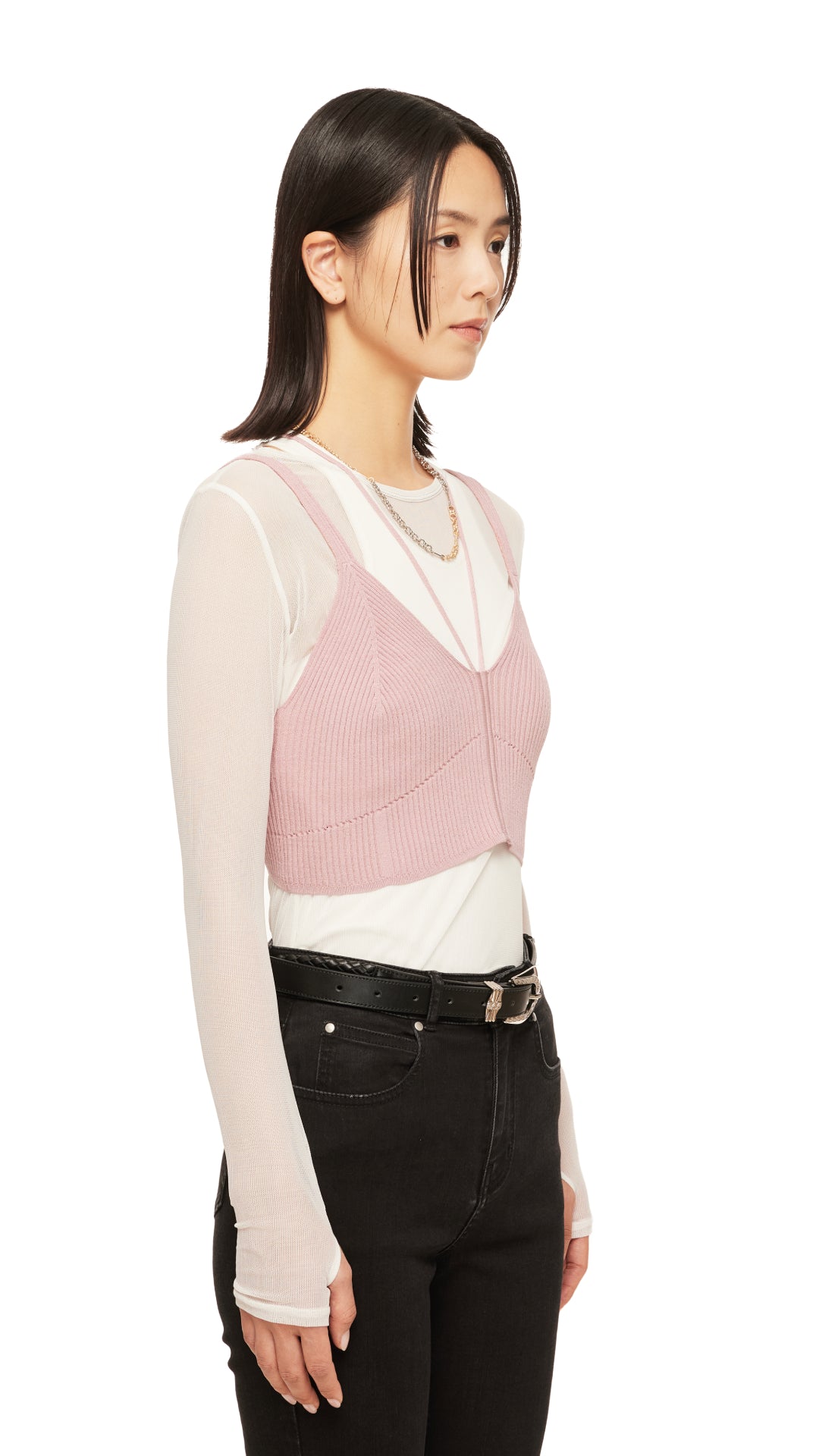 Women's Stylish Lace-Up Knit Vest - Lightweight Cardigan Sweater for Layering Outfits | Perfect for Fall Fashion, Office Wear & Casual Dates