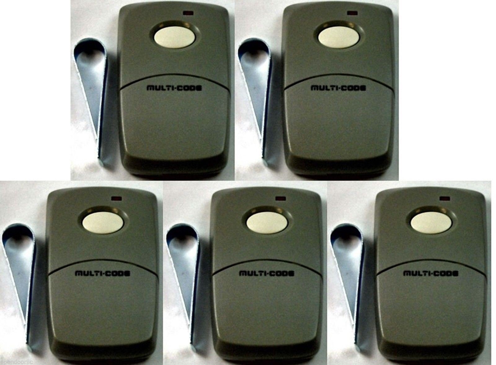 5-Pack MCS308911 Linear 3089 Multi-Code Garage Door Opener Remote (1 Button) - Compatible with LiftMaster, Chamberlain & More - Ships from USA - Perfect for Home, Office & Commercial Use