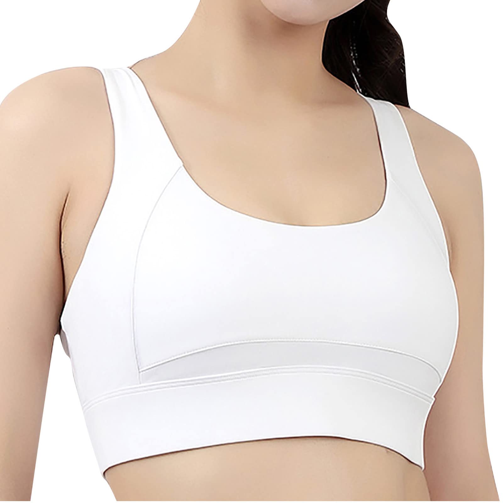 **Women's Sports Bra - Wireless Padded Yoga Bralette, Comfortable Soft Workout Crop Top for Running, Gym & Activewear | Perfect for Yoga, Fitness & Daily Wear**