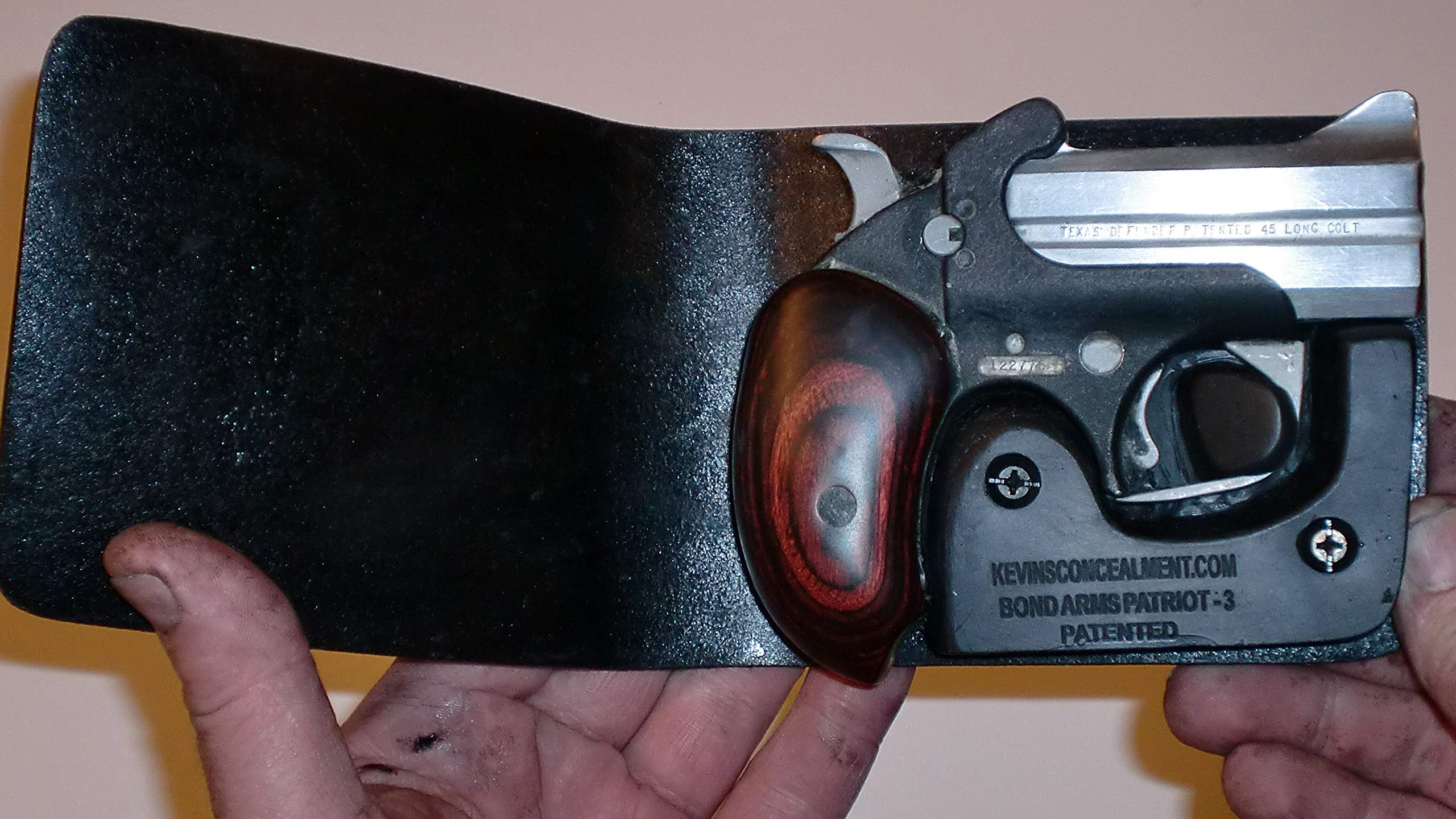 Bond Arms Derringer Concealed Carry Wallet Holster - Compact & Discreet for Full Concealment - Perfect for Everyday Carry, Travel, and Personal Protection