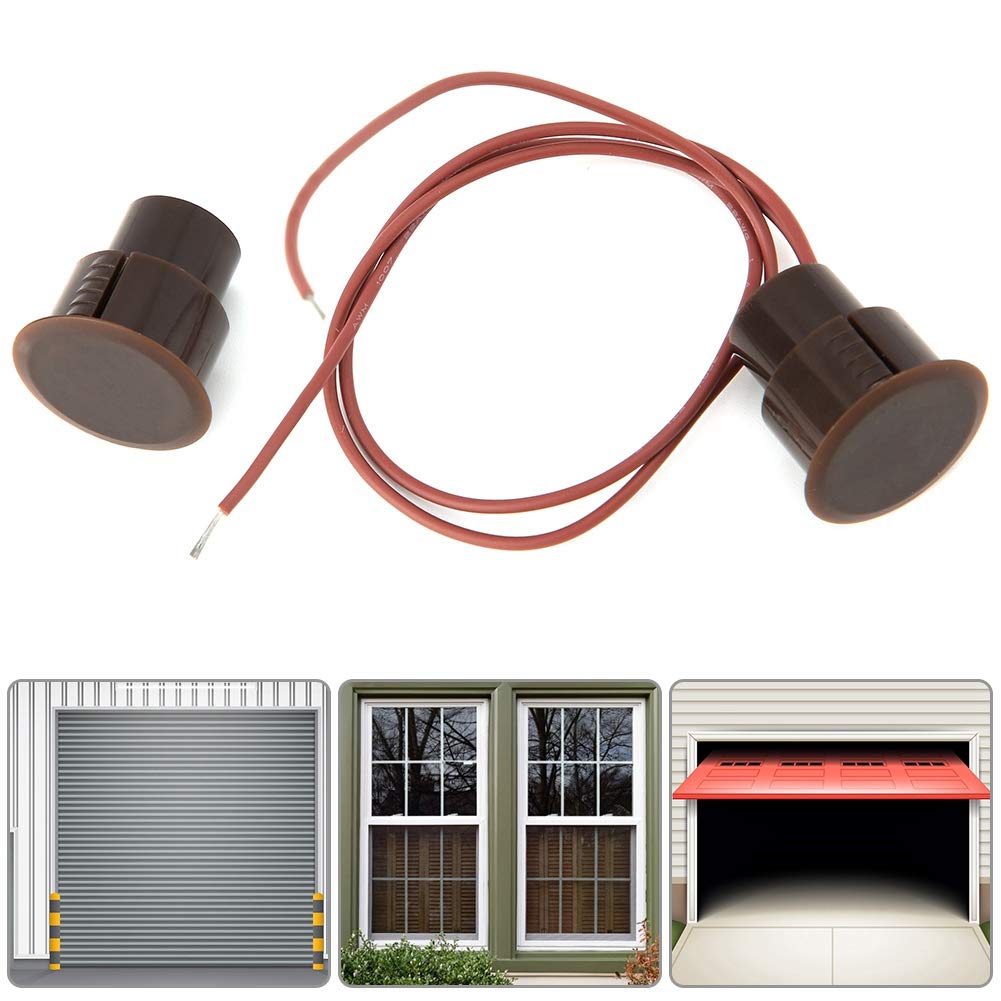 Wireless Door Window Sensor Alarm - Magnetic Contact Switch for Home Security System | Burglar Alert & Entry Warning Device | Perfect for Home, Office, Garage & Apartment Security