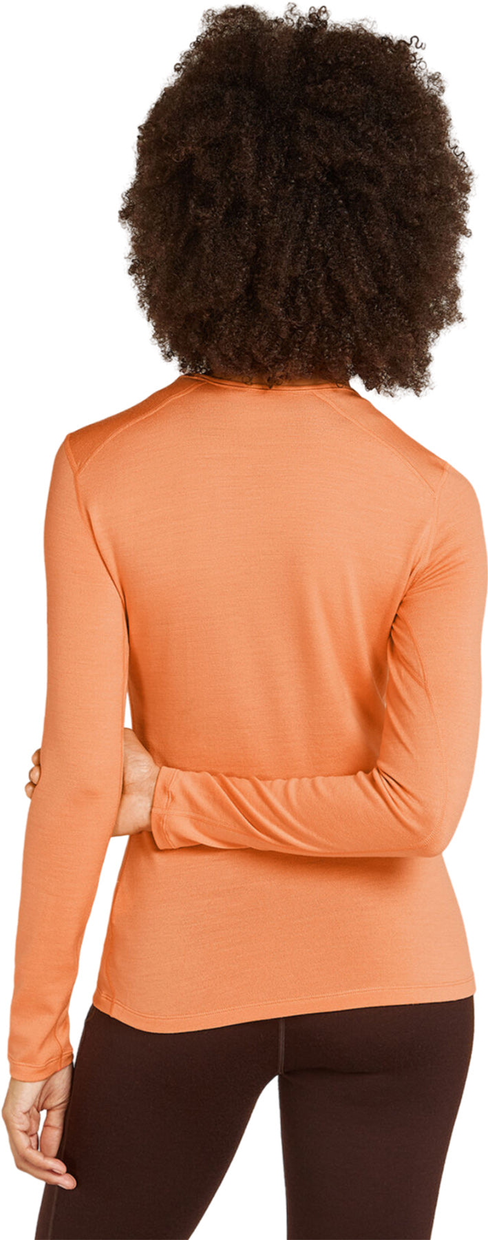 260 Tech Merino Long Sleeve Crewe Thermal Top for Women - Soft Wool Base Layer for Hiking, Skiing & Winter Outdoor Activities