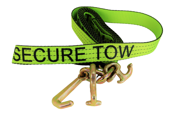 2 Pack 12' Heavy Duty Straps with RTJ Cluster Hooks - Reinforced Eye for Secure Tie-Downs | Perfect for Trucking, Towing, Cargo Transport & Outdoor Adventures