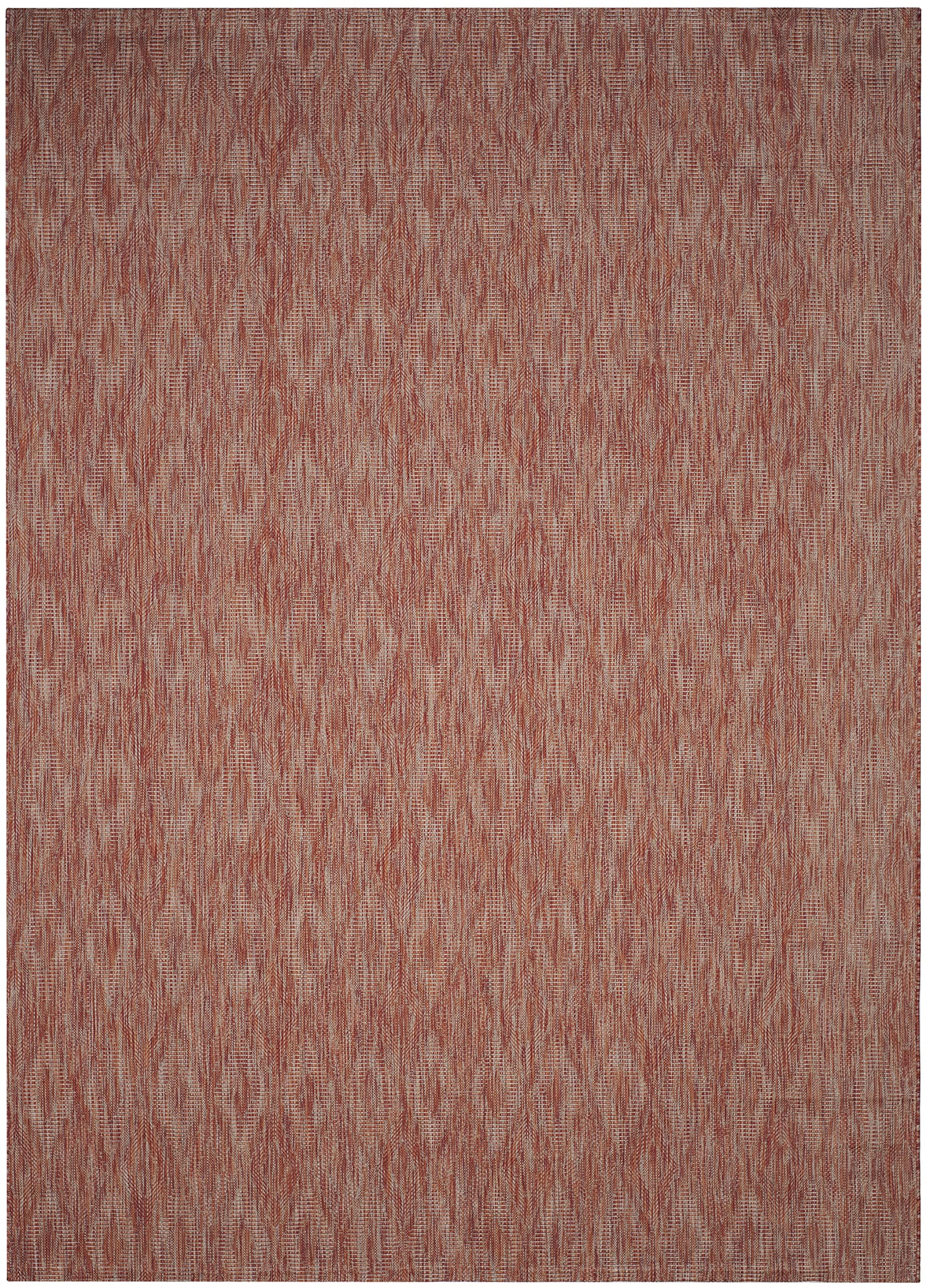 SAFAVIEH Courtyard Collection 9' x 12' Red Non-Shedding Washable Indoor/Outdoor Area Rug - Perfect for Living Room, Bedroom, Patio & Backyard (CY8522-36522)