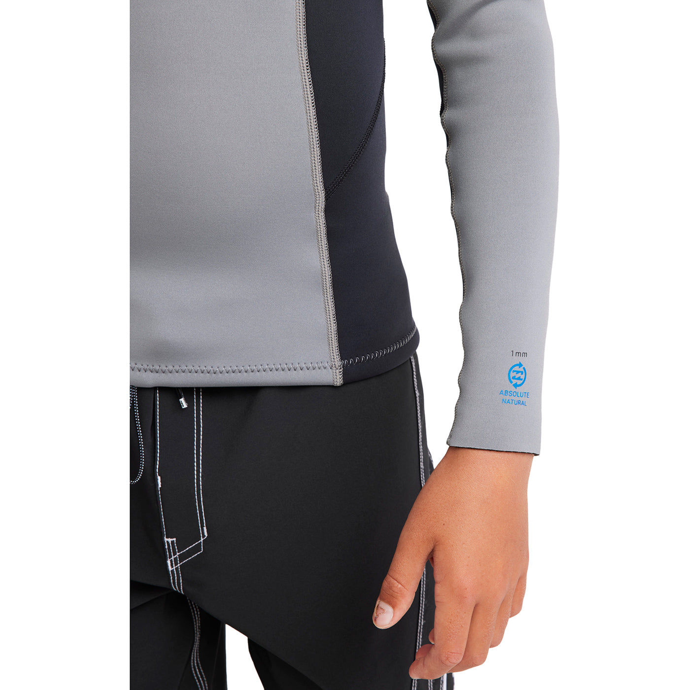 Billabong Boys Absolute 1mm Neoprene Wetsuit Jacket - Kids Surfing & Water Sports Gear for Swimming, Diving & Beach Activities