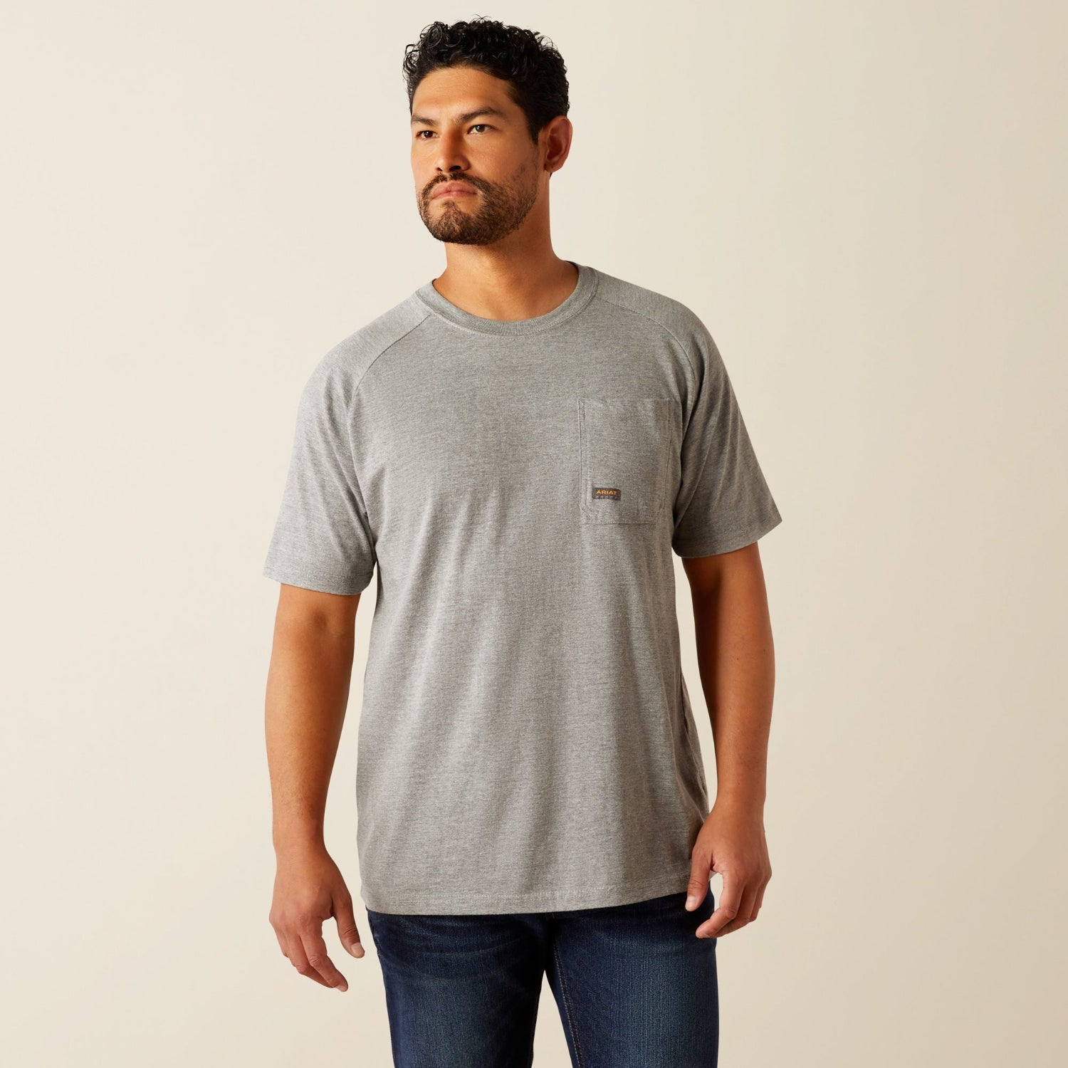 Ariat Men's Rebar Cotton Strong Groundbreaker Graphic T-Shirt - Durable Work Shirt for Construction, Farming & Outdoor Activities