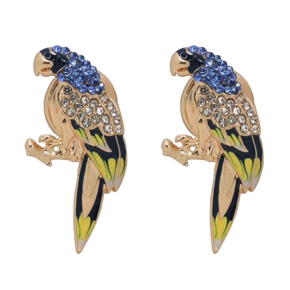 Parrot Shaped Cabinet Knobs - Set of 2 Vintage Dresser Drawer Handles for Cupboard, Wardrobe & Furniture - Unique Home Decor Hardware for Bedroom, Bathroom & Kitchen Renovation