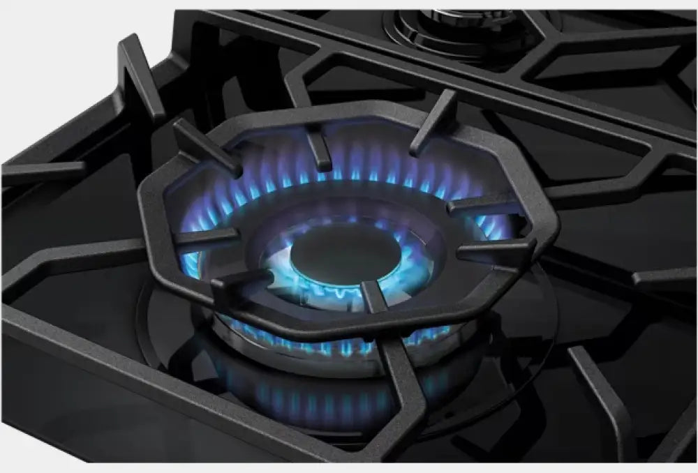 Westinghouse WHG959BD 90cm 5 Burner Black Ceramic Glass Gas Cooktop - Premium Gas Stove for Modern Kitchen Cooking, Grilling & Entertaining
