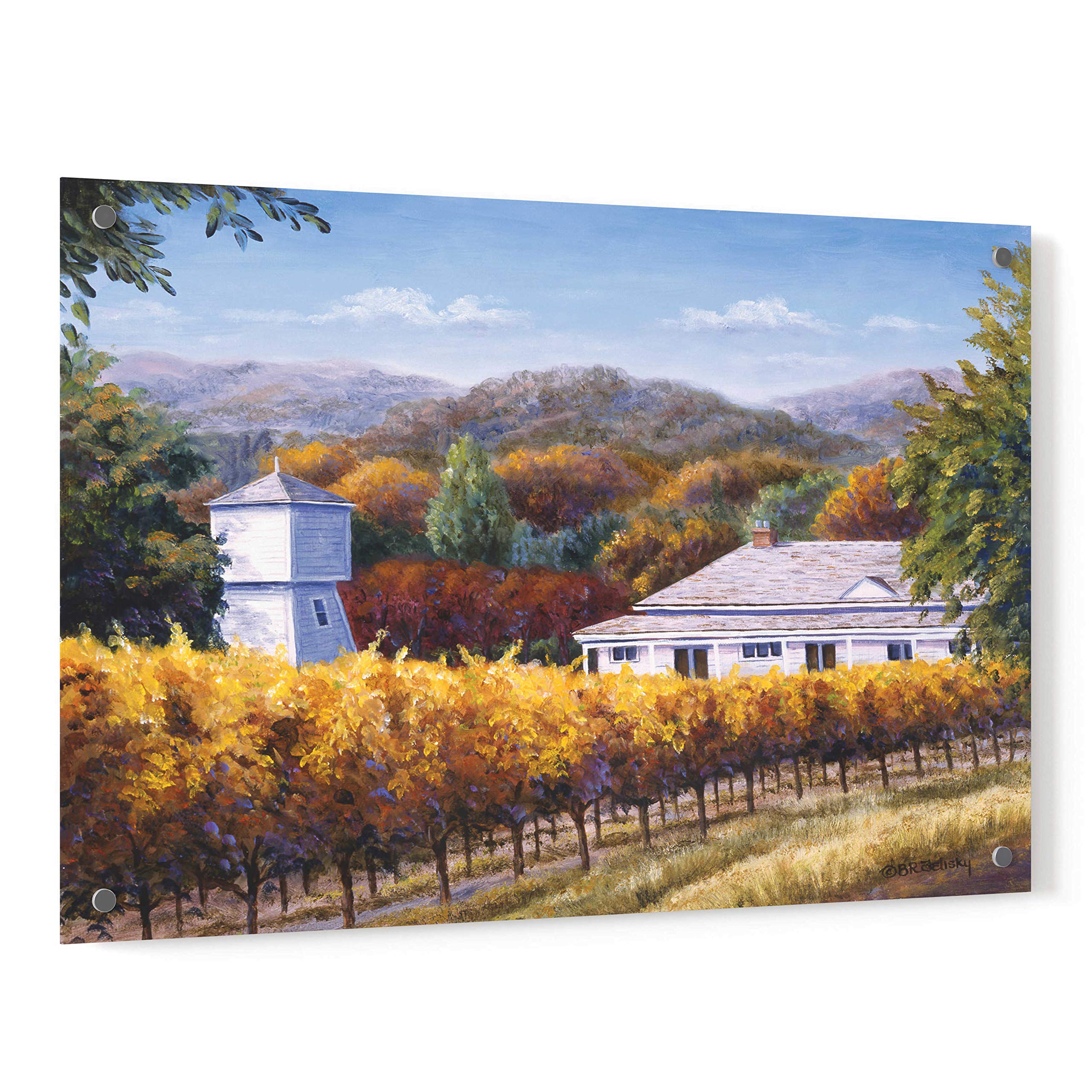 Epic Art 'Autumn and The Water Tower' by Barbara Felisky - 36