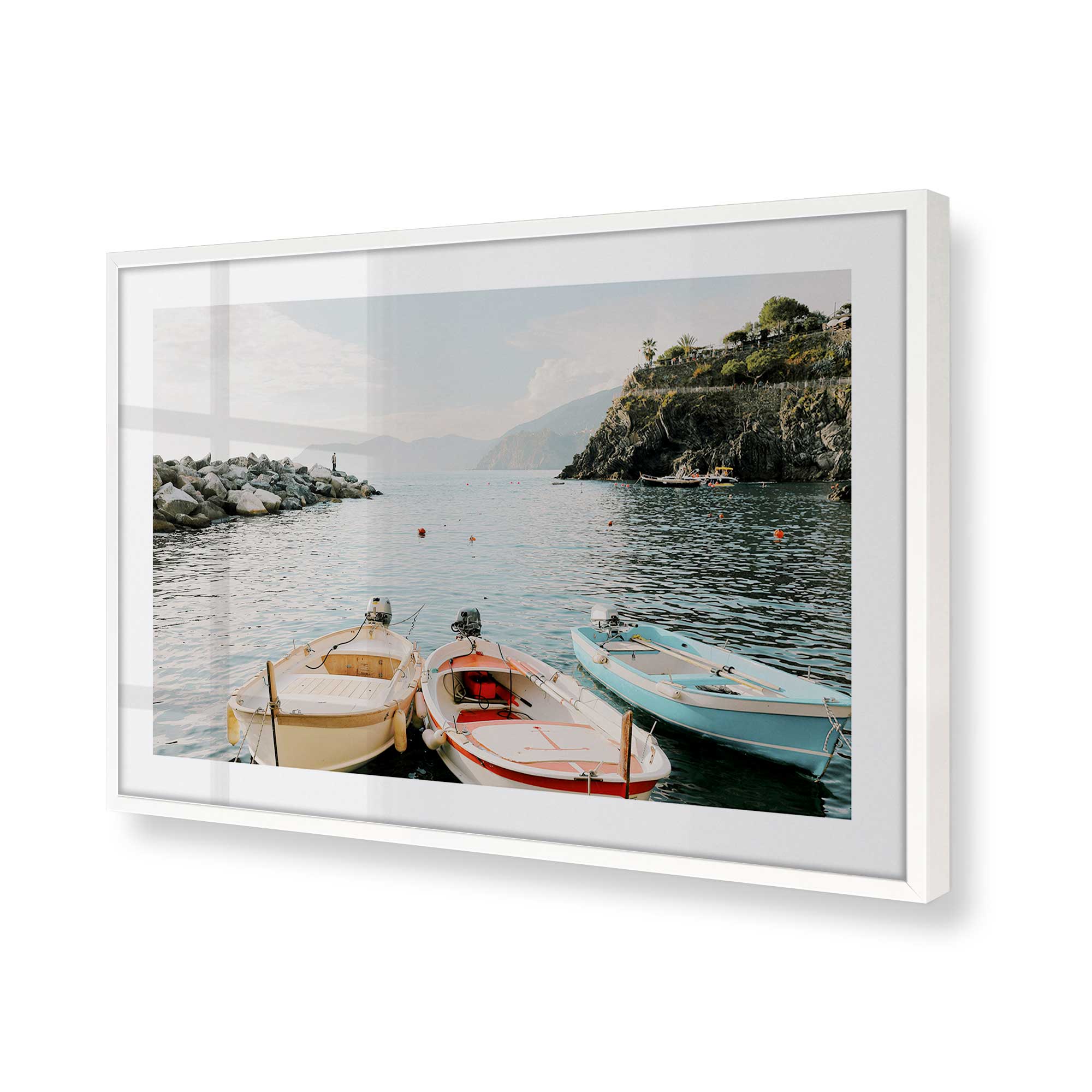 Dockside Dreams Print - Coastal Wall Art Decor for Beach House, Living Room & Bedroom | Nautical Themed Home Decor for Seaside & Ocean Lover Gifts