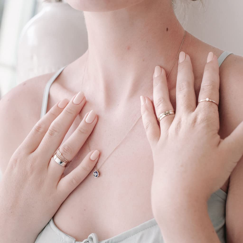 Honeycat Ode to Rose Necklace - Elegant Minimalist Jewelry in Gold, Rose Gold & Silver | Perfect for Weddings, Date Nights & Everyday Wear