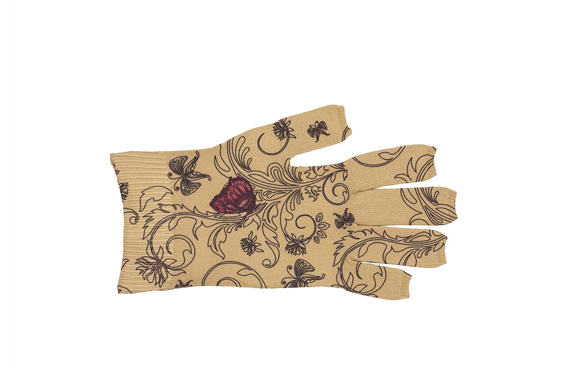 Mariposa Beige Medical Graduated Compression Gloves for Lymphedema & Swelling Relief - Arthritis & Carpal Tunnel Support - Comfortable Hand Therapy for Daily Use & Recovery