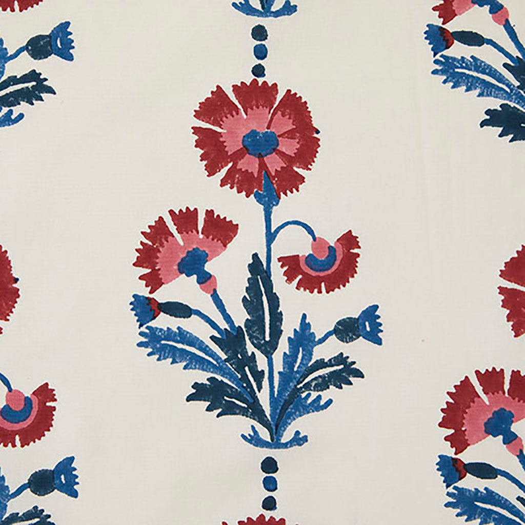 Handmade Block Printed Cotton Fabric - Indigo & Iron Dyed - Perfect for Boho Home Decor, Quilting & DIY Crafts