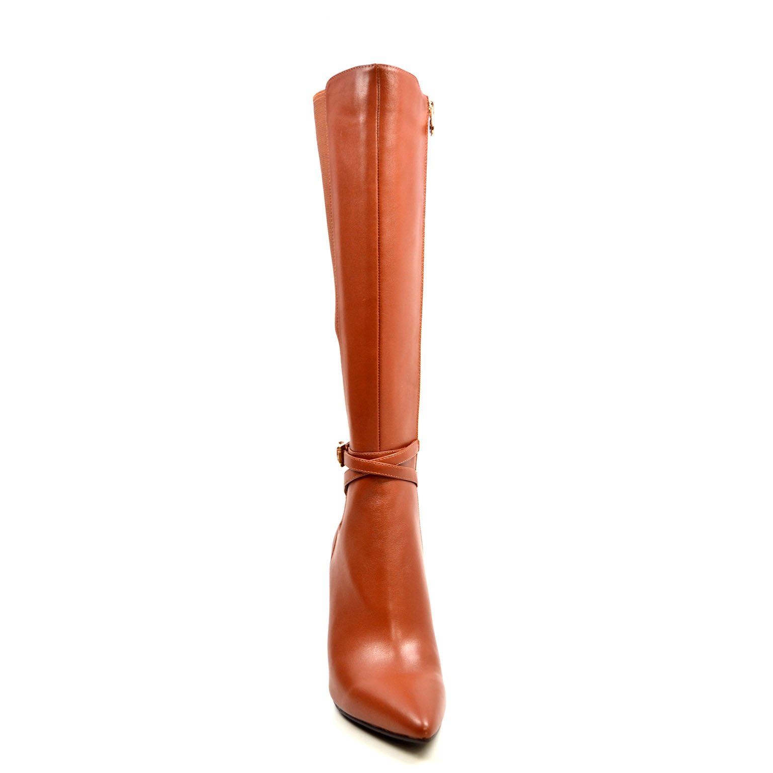 Noosh Women's Extra-Slim Calf Leather Dress Boots (12