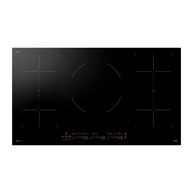 InAlto 90cm Built-in Induction Cooktop ICI905T2 - 4 Zone Ceramic Glass Cooktop with Touch Control, Perfect for Modern Kitchens & Home Cooking