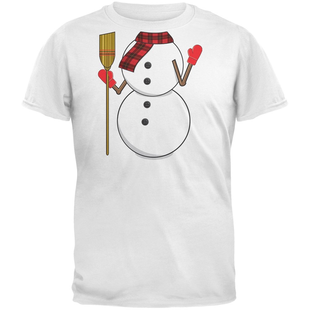Funny Snowman Costume T-Shirt for Adults - Christmas Party Outfit, Holiday Themed Apparel for Ugly Sweater Parties & Festive Gatherings | Perfect for Office Christmas Parties, Family Reunions & Winter Festival Events | Great for Secret Santa Gifts, Holiday Photo Props & Cozy Winter Wear