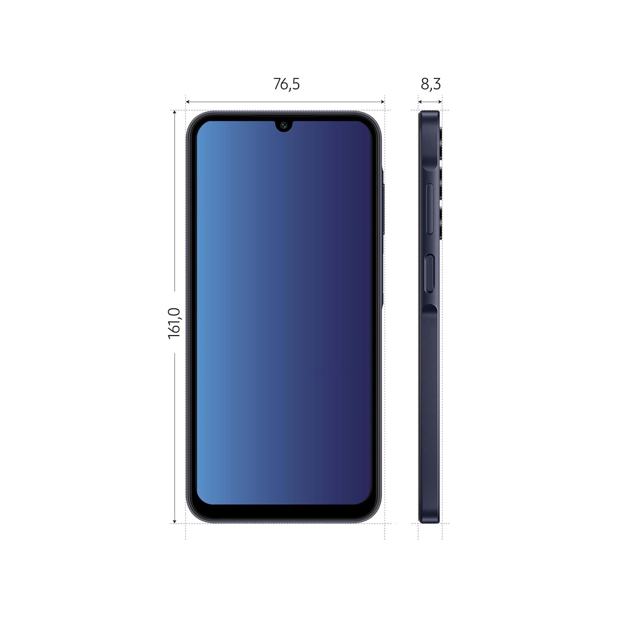 Samsung Galaxy A25 5G Unlocked Smartphone - 256GB Storage, 25W Fast Charger Included (Exclusive to Amazon) - Night Blue - French Version - Perfect for Streaming, Gaming & Productivity