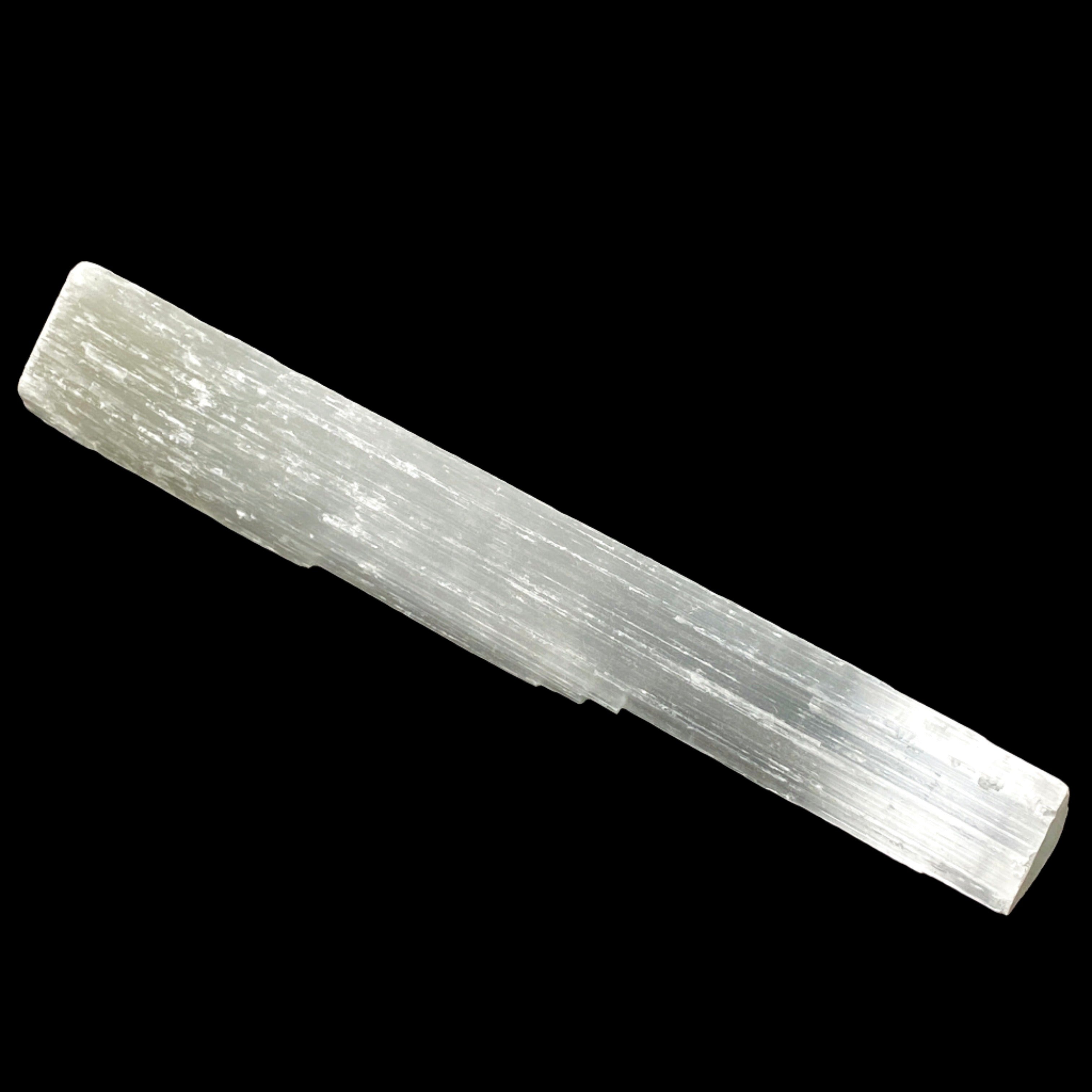 Natural Selenite Crystal Healing Stone - SELP 02 for Meditation, Energy Cleansing & Home Decor | Spiritual Gift & Chakra Balancing Tool