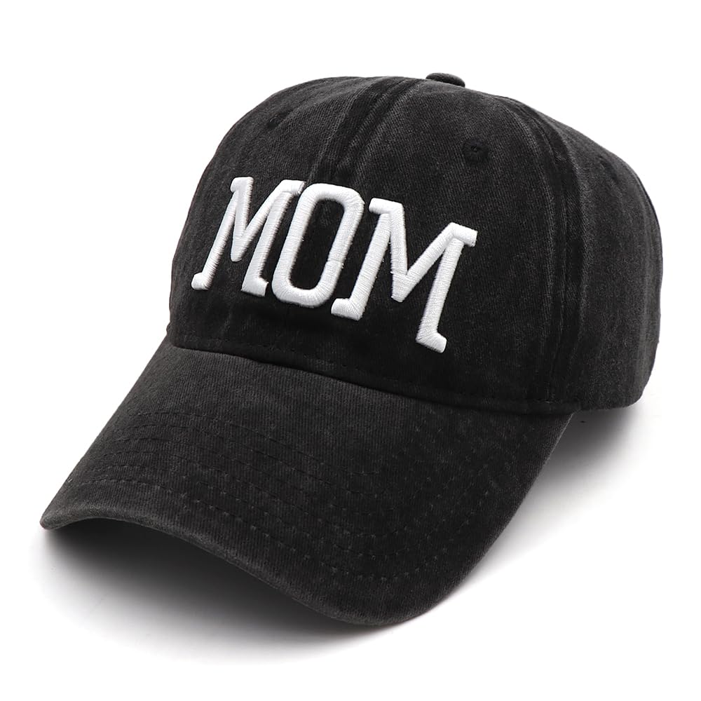 Embroidered Baseball Cap for New Parents - Adjustable Dad & Mom Hats - Perfect Couple Gift for Men & Women | Ideal for Outdoor Activities, Family Photos & Newborn Announcements