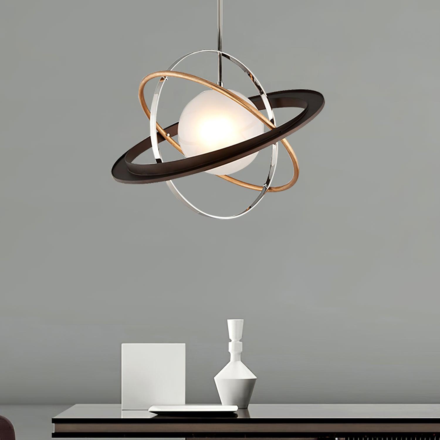 Apogee Modern Pendant Lamp - Sleek Hanging Light Fixture for Kitchen, Dining Room & Living Room Decor - Energy Efficient LED Lighting for Home & Office
