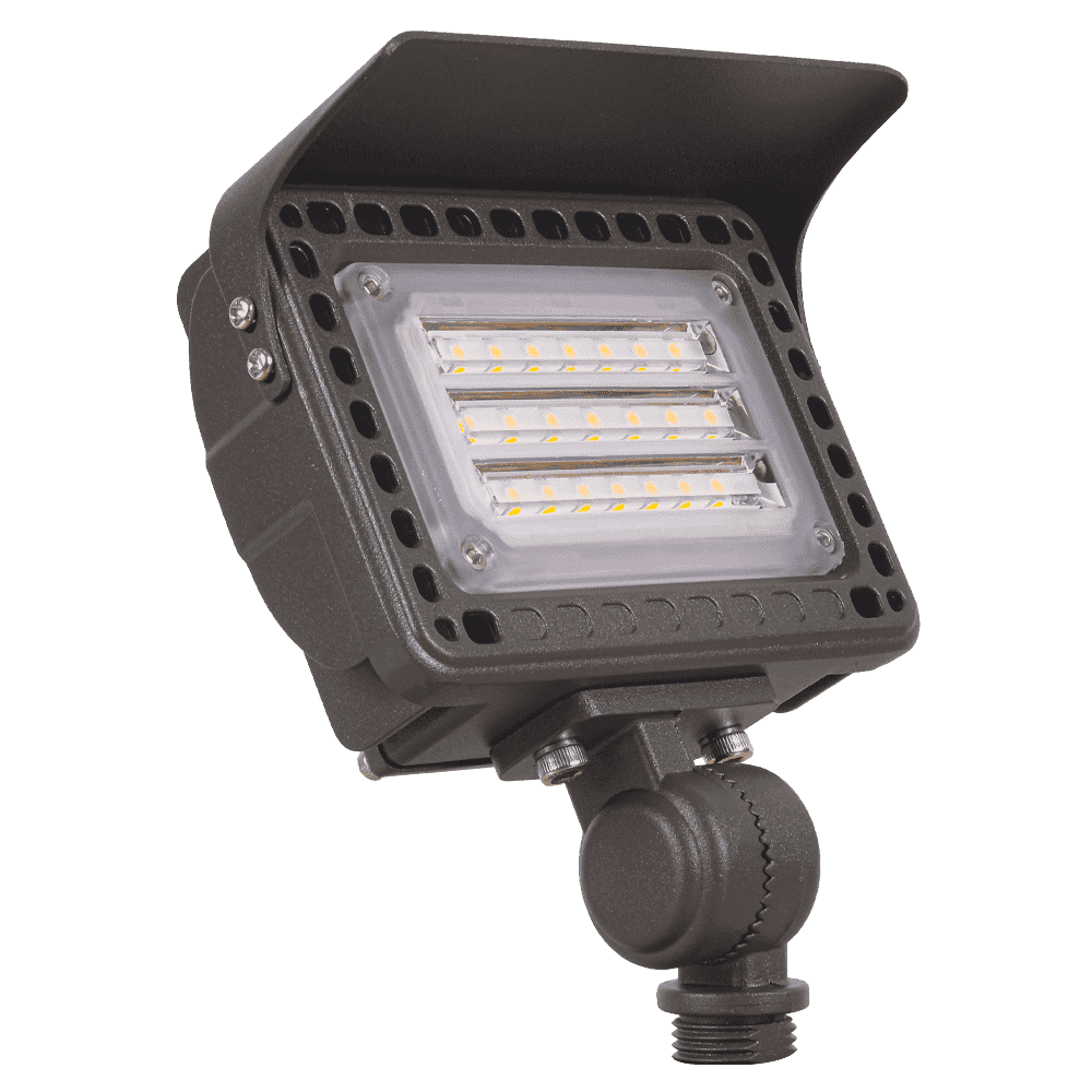 20W Aluminum LED Landscape Flood Light - 4x/8x/12x Package Options - Outdoor Low Voltage Lighting for Garden, Pathway & Yard Illumination
