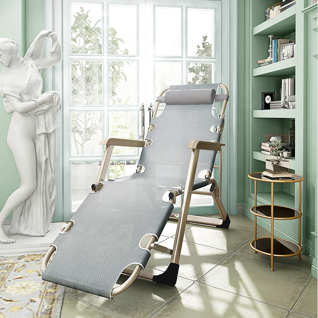Portable Adjustable Folding Sun Lounger Chair with 5-Position Backrest - Perfect for Beach, Poolside, Camping, Backyard Relaxation & Outdoor Events