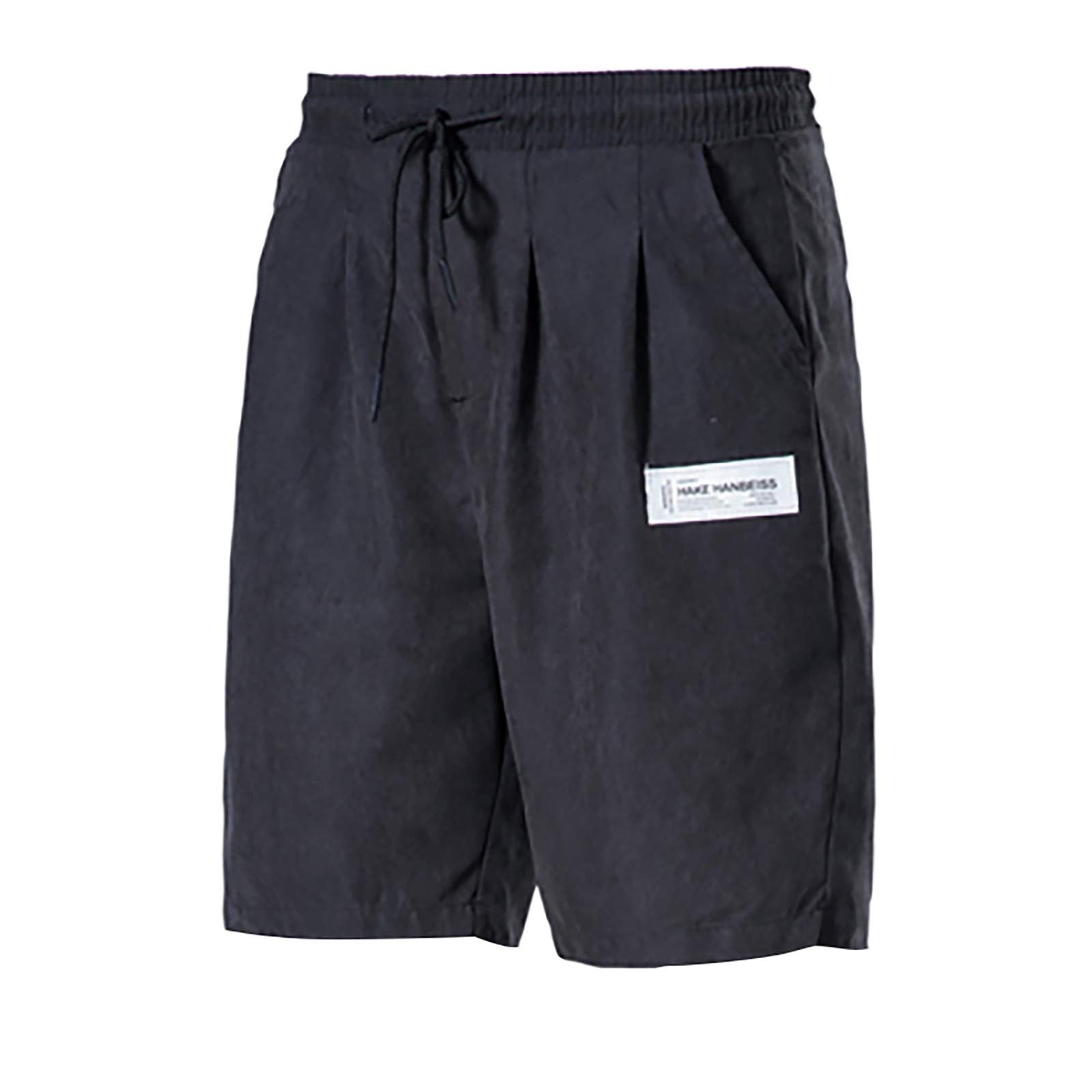 ODJOY-FAN Men's Quick Dry Running Shorts - Lightweight Gym & Beach Workout Shorts with Drawstring & Pockets - Perfect for Jogging, Training, and Summer Outdoor Activities
